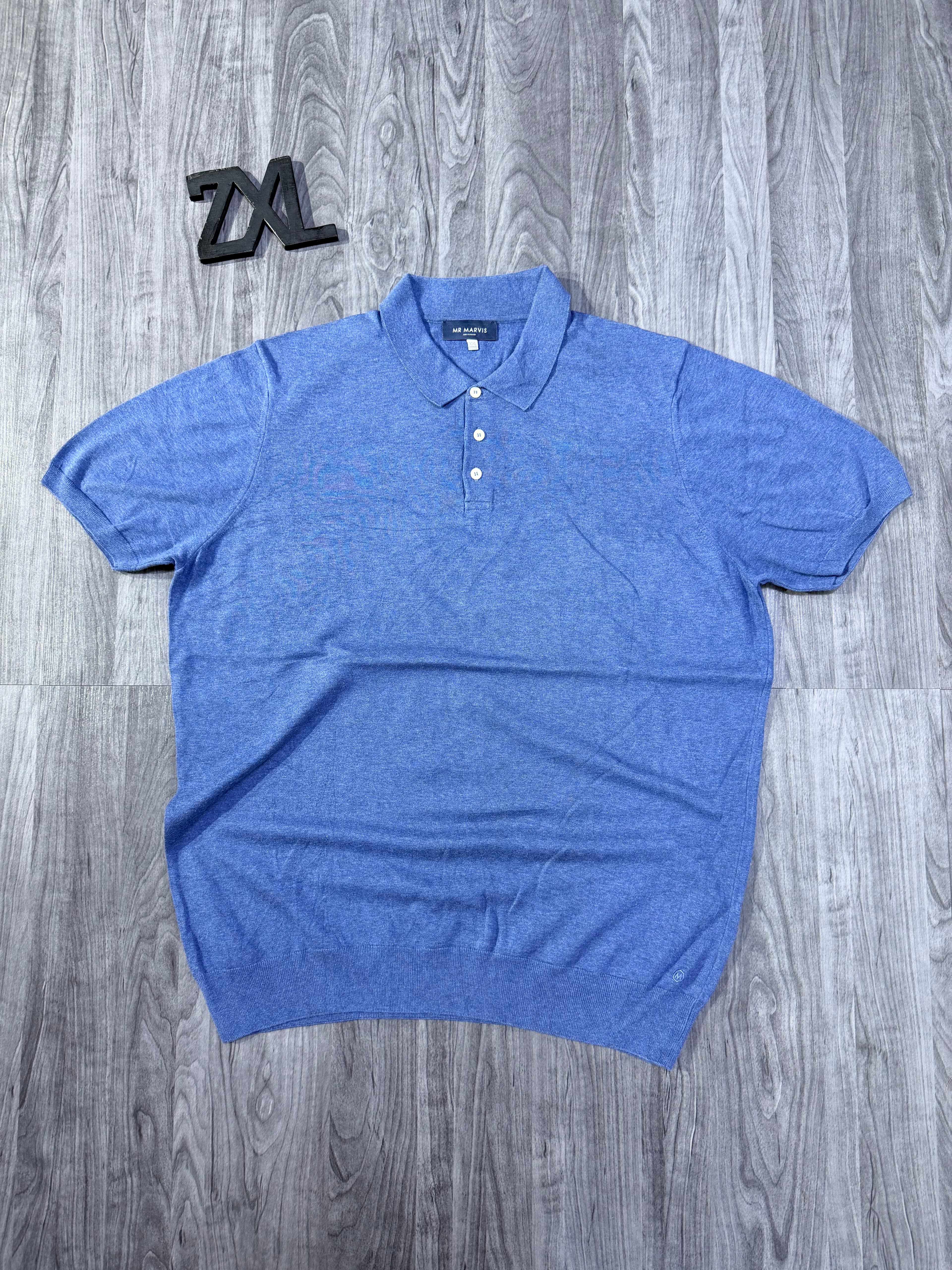 Polo Vintage Bleu MR MARVIS - View 1