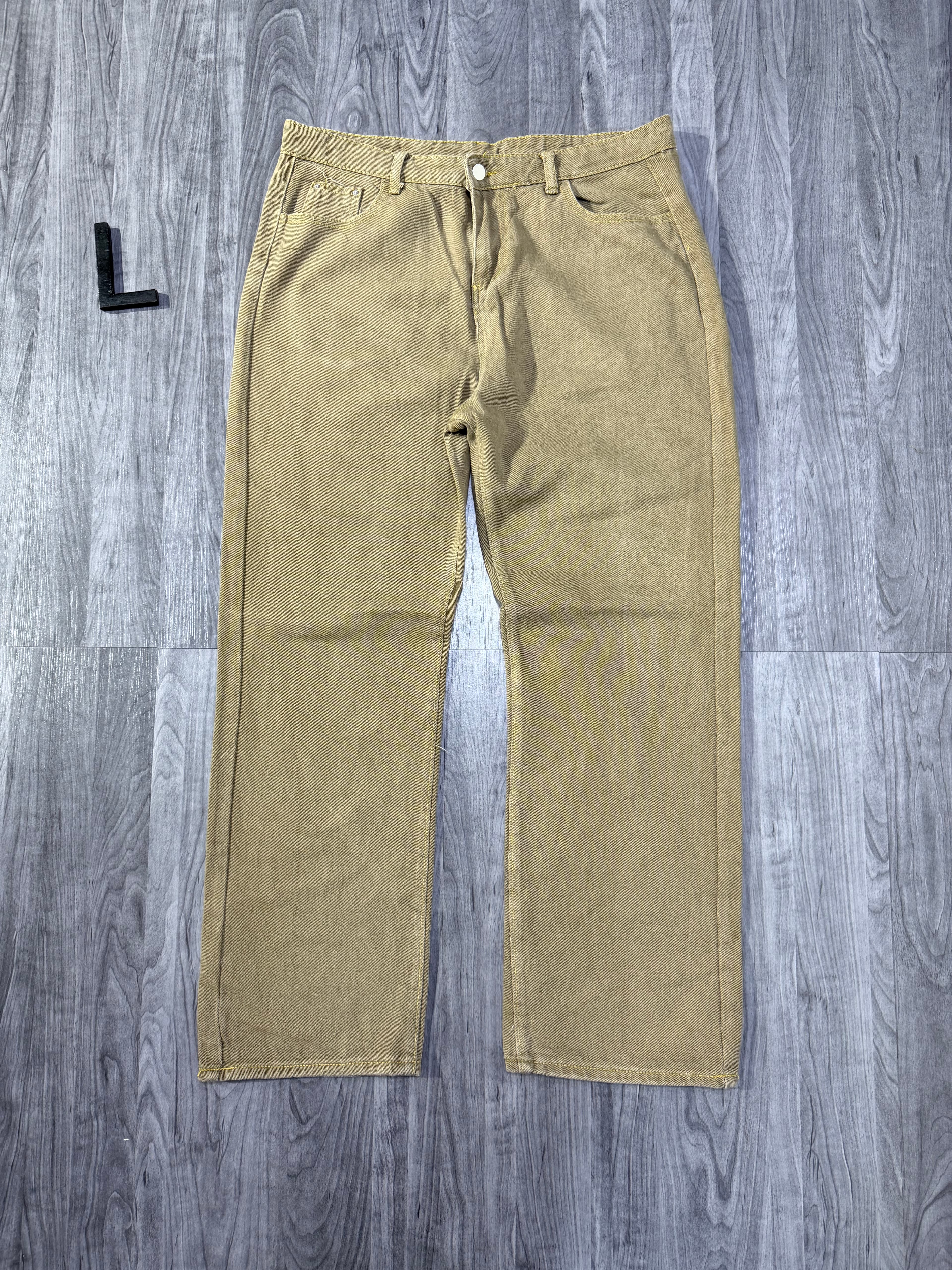 Pantalon Vintage Kaki Classique - View 1