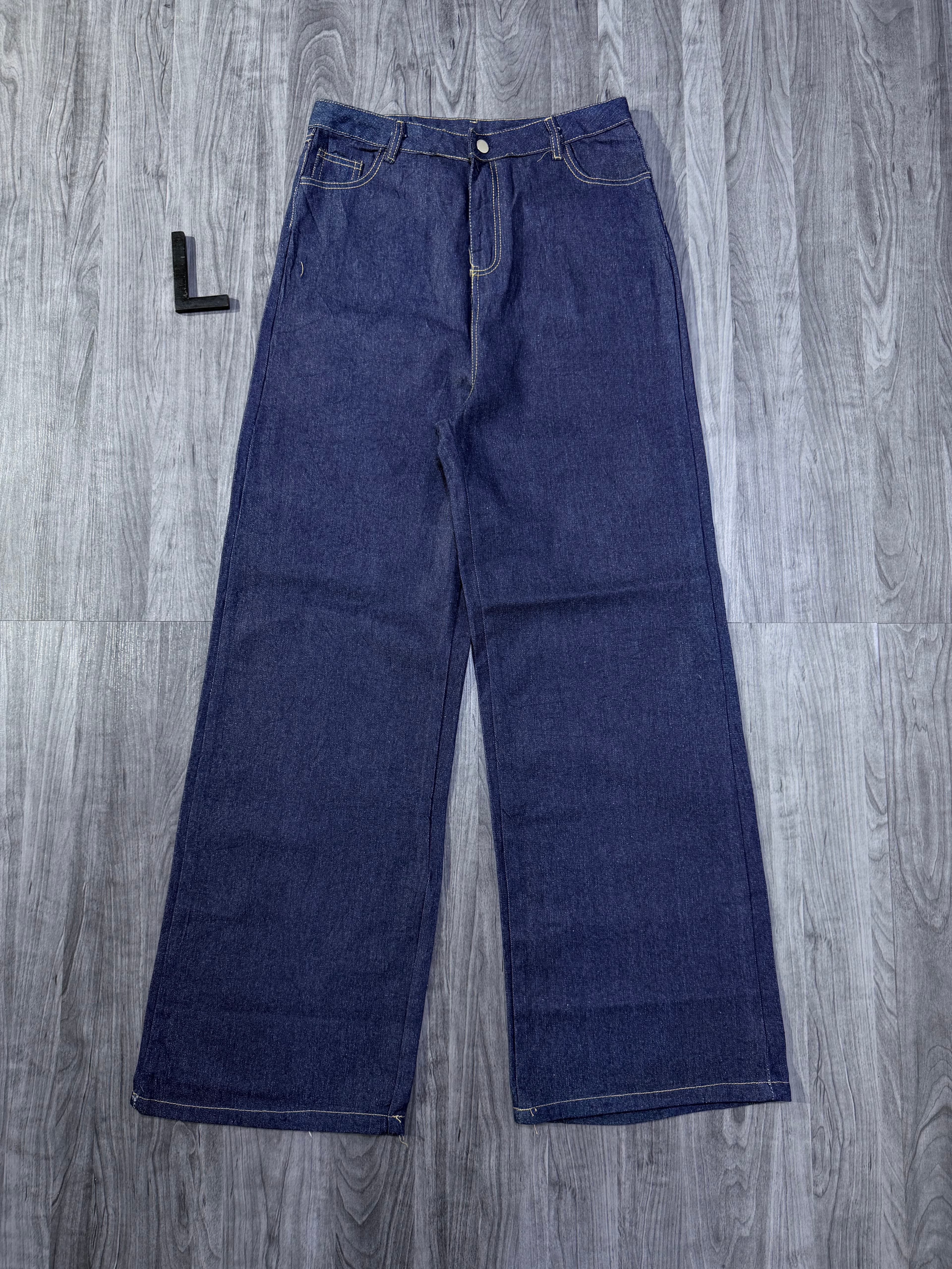 Jean Large Vintage Bleu Foncé - View 1